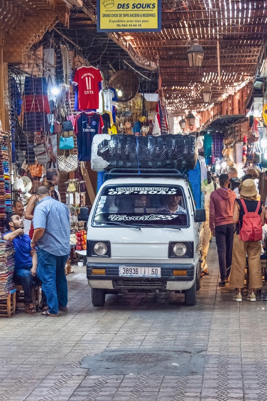 souk, market, vehicle, bazaar, stores, shops, pavement, people, tourism, oriental, market place, town, medina, marrakesh, morocco, souk, marrakesh, marrakesh, marrakesh, marrakesh, marrakesh, morocco